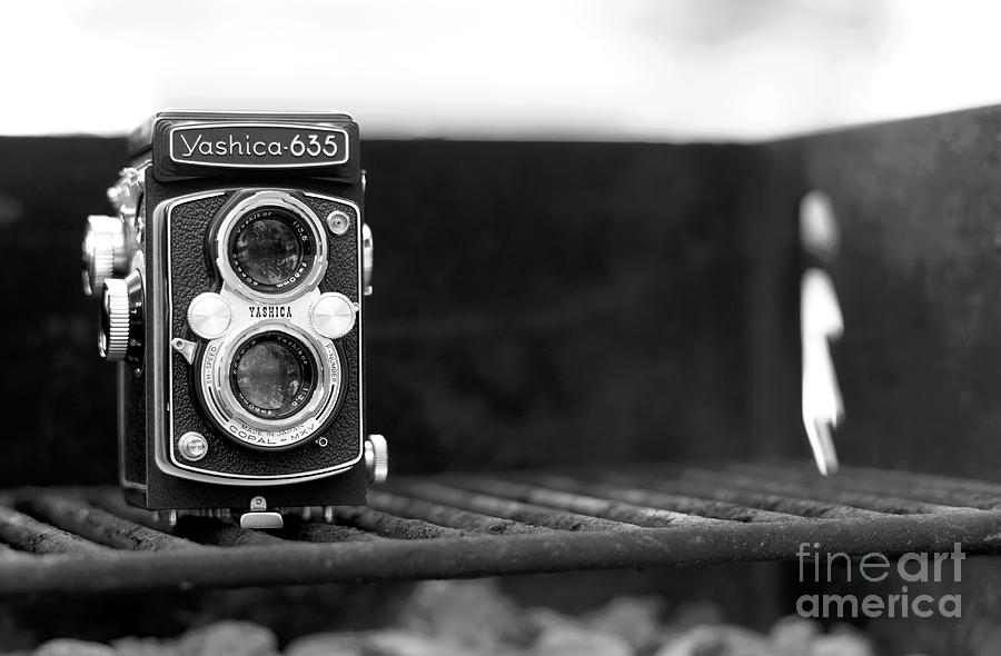 Vintage Yashica on the Barbie Photograph by John Rizzuto