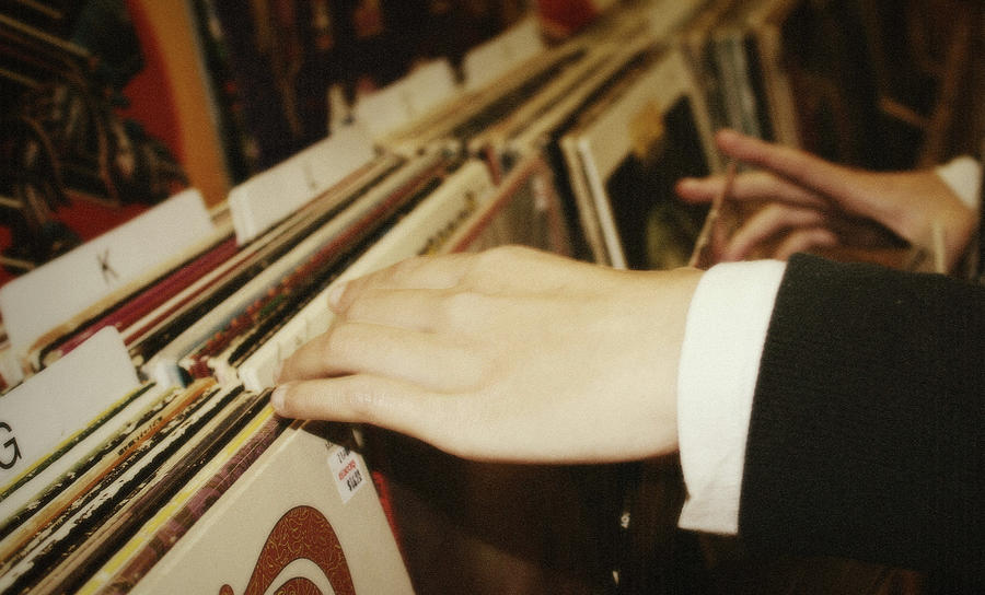 Vinyl Shopping Photograph by Jeannette Rodriguez