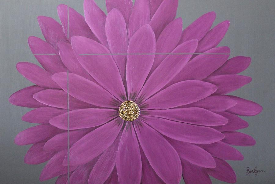 Violet Bloom Painting by Berlynn
