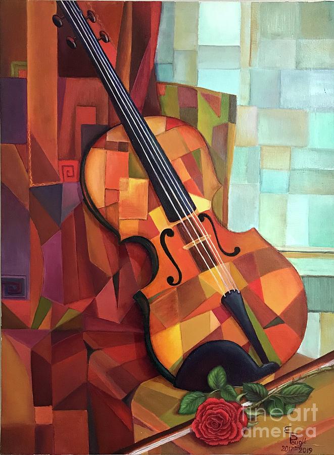 Violin Painting by Ella Boughton