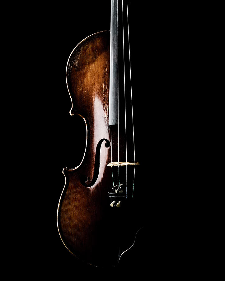Violin In Shadow Photograph by Jorgelum