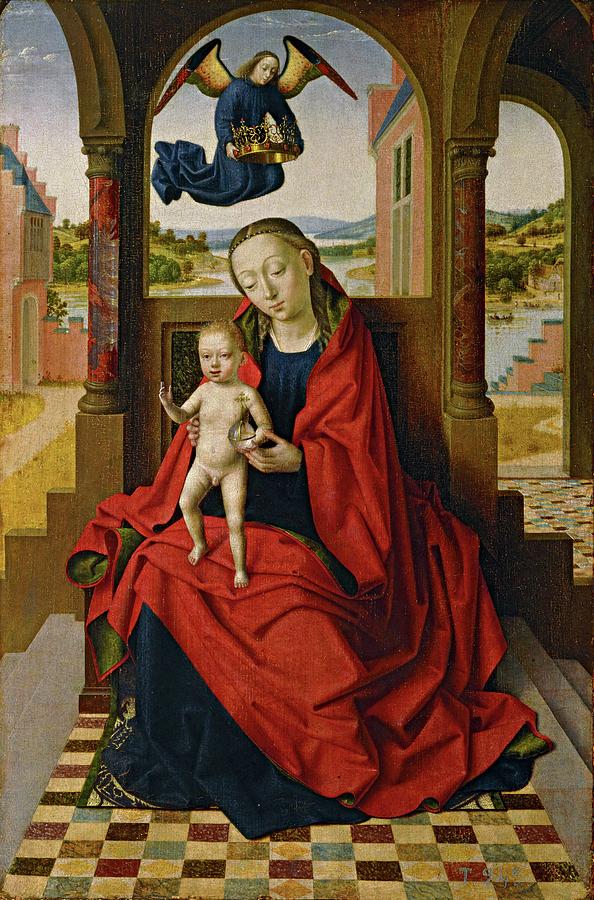 'Virgin and Child', 1460-1465, Flemish School, Oil on panel, 49 cm x 34 ...