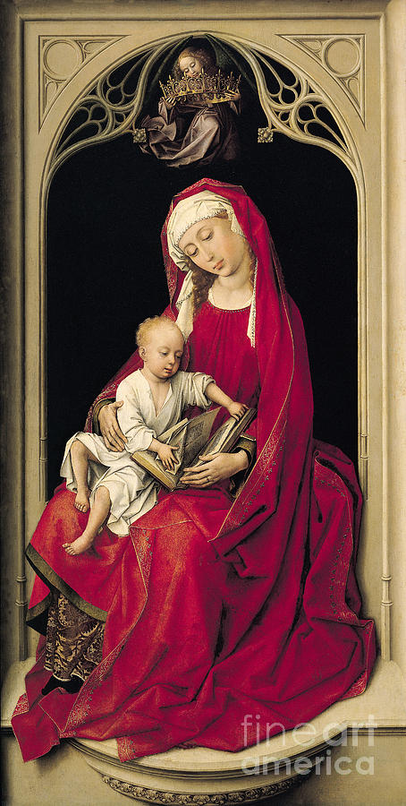 Virgin and Child, 1464  Painting by Rogier van der Weyden
