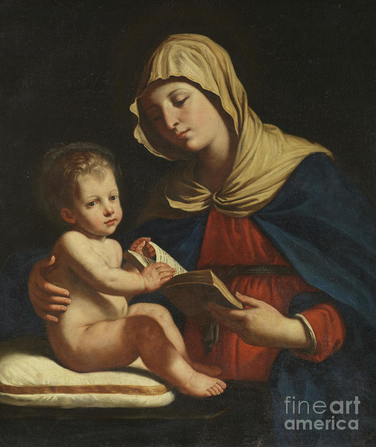 Virgin and Child Painting by Benedetto the Younger Gennari