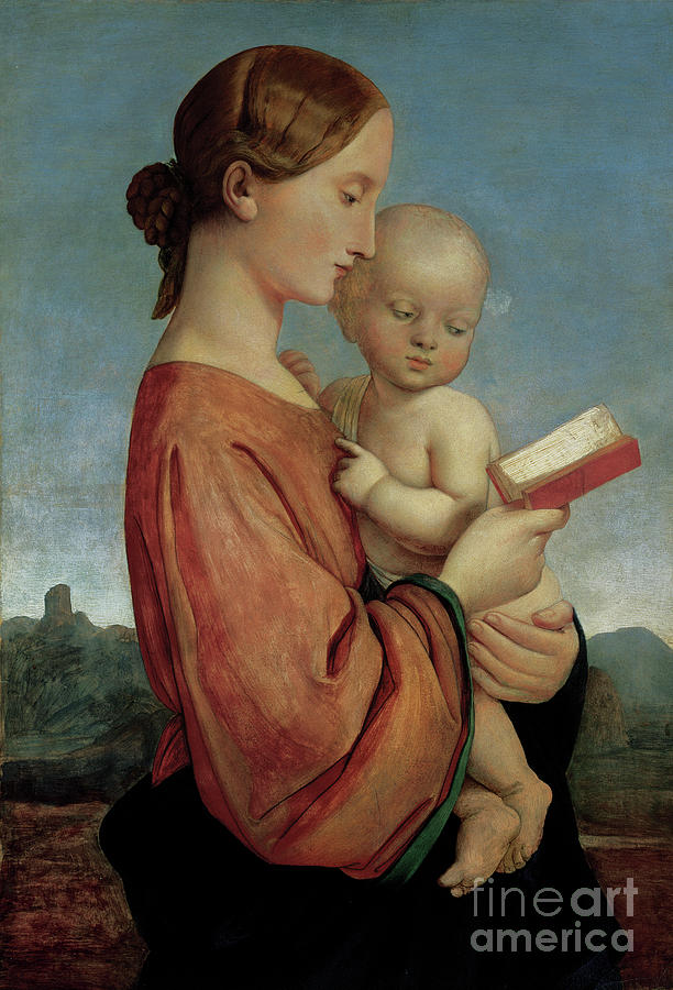 Virgin And Child Painting by William Dyce