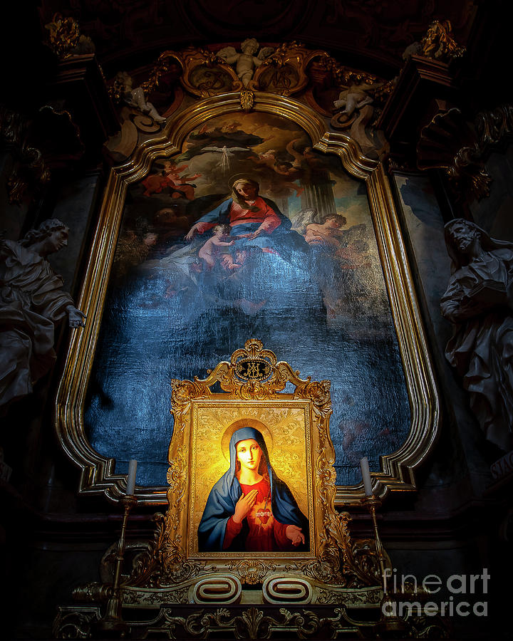 Virgin Mary In Vienna Photograph by Mark Johnson - Fine Art America