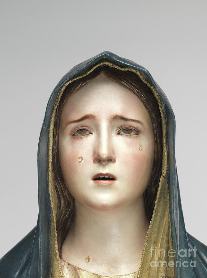 Virgin of Sorrows Mater Dolorosa Sculpture by Pedro de Mena