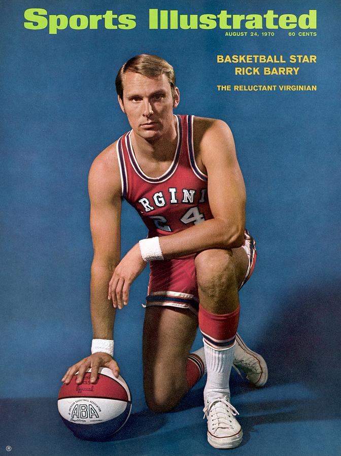 Virginia Squires Rick Barry Sports Illustrated Cover Photograph by Sports Illustrated