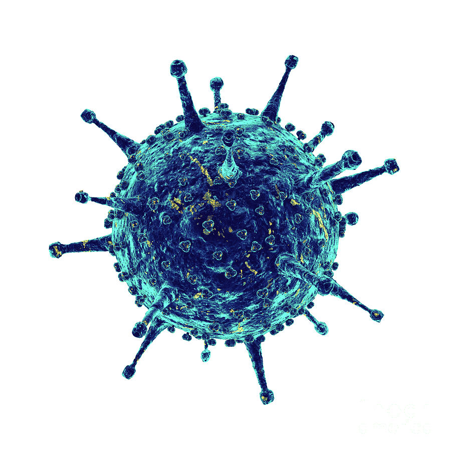 Virus Photograph by Nobeastsofierce/science Photo Library - Pixels