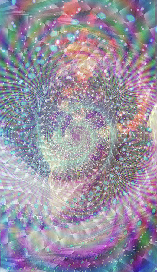 Nirvana Digital Art - Vision Of The Tao by J U A N - O A X A C A