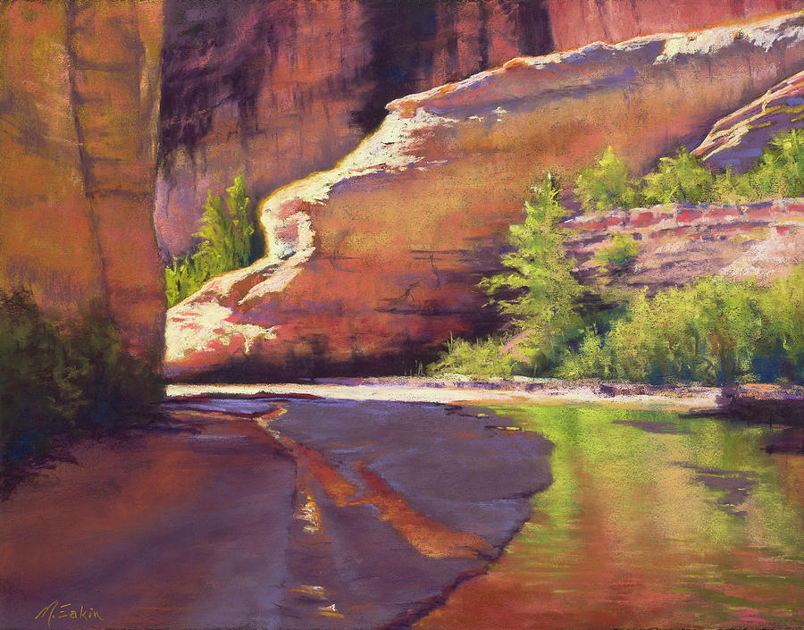 Vision Quest - Escalante, UT Painting by Marjie Eakin-Petty
