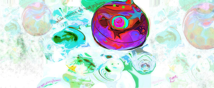 Visions of Sugarplums No. 2 Mixed Media by Zsanan Studio
