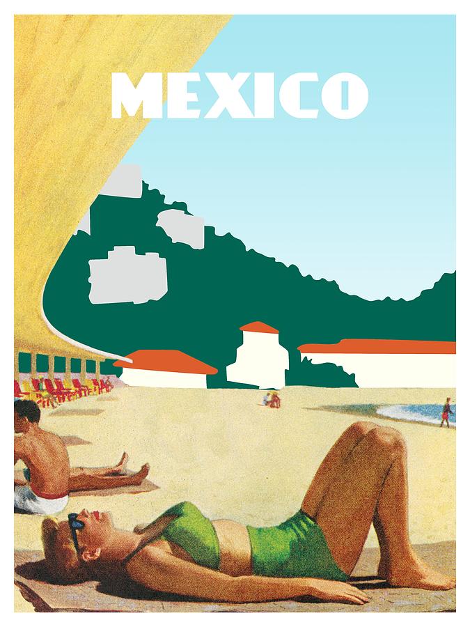 Visit Mexico Drawing by Unknown