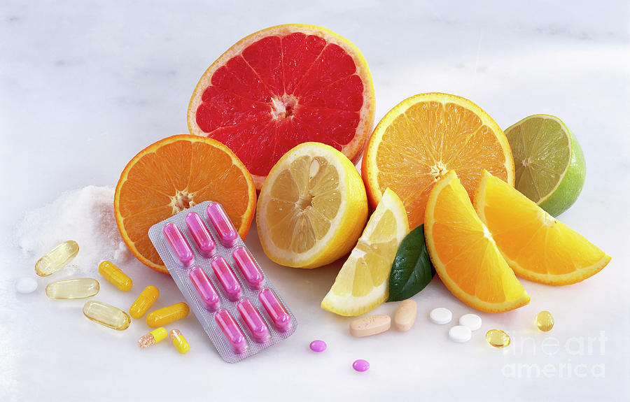 Vitamins And Food Supplements Photograph by Maximilian Stock Ltd/science Photo Library