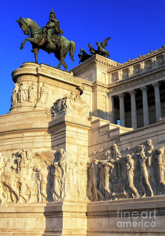 Vittorio Emanuele Monument Roma Photograph by John Rizzuto