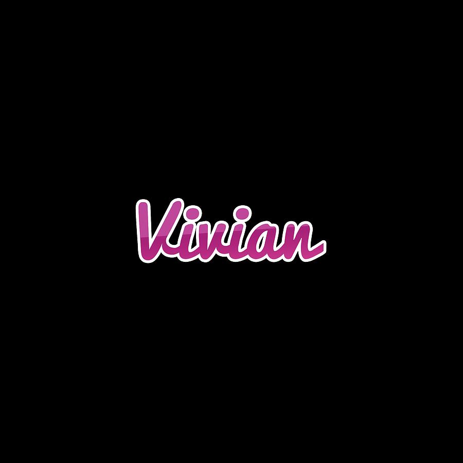 City Digital Art - Vivian #Vivian by TintoDesigns