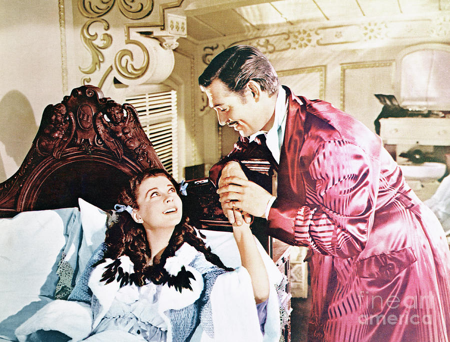 Vivian Leigh and Clark Gable 8x10 photo F754 Gone With The Wind 
