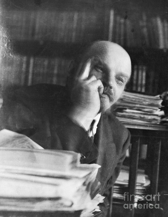 Vladimir Lenin Being Interviewed Photograph by Bettmann