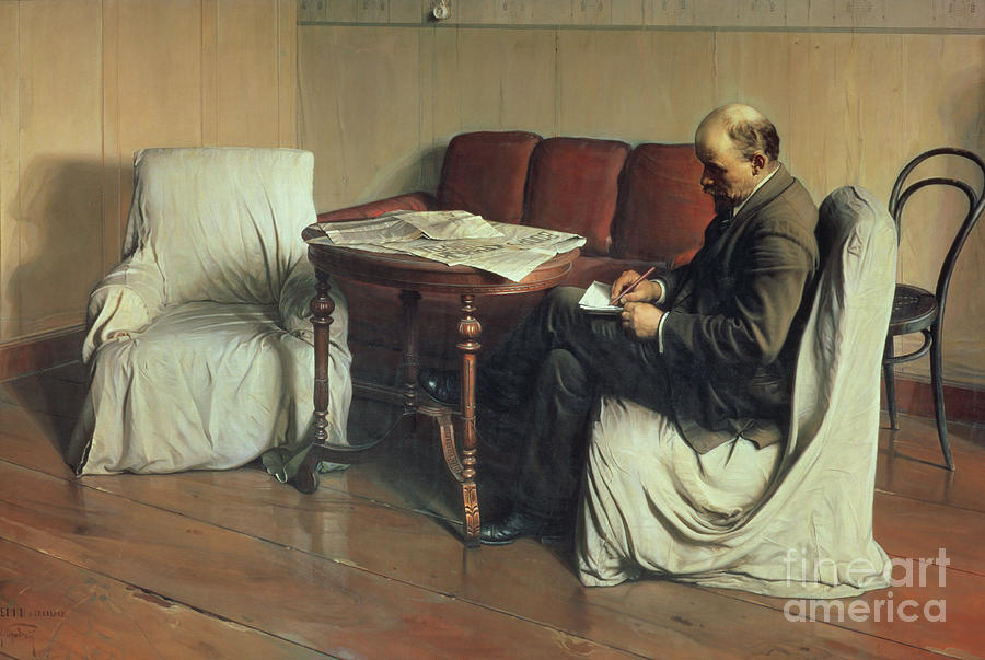 Vladimir Lenin Painting by Isaak Israilevich Brodsky