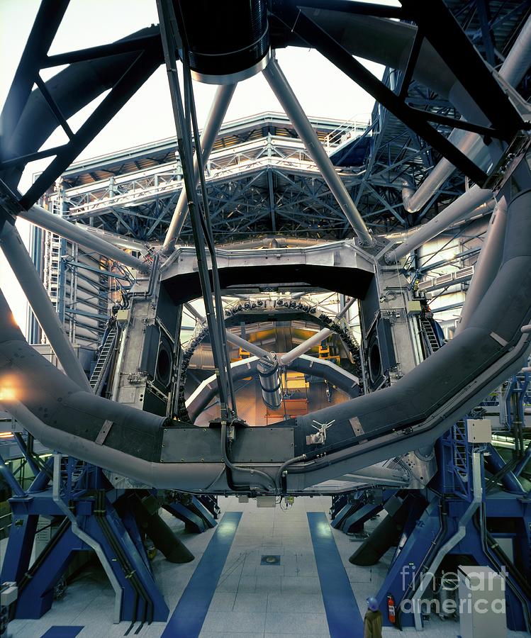 Vlt Telescope Test Exposure Photograph By European Southern Observatory ...