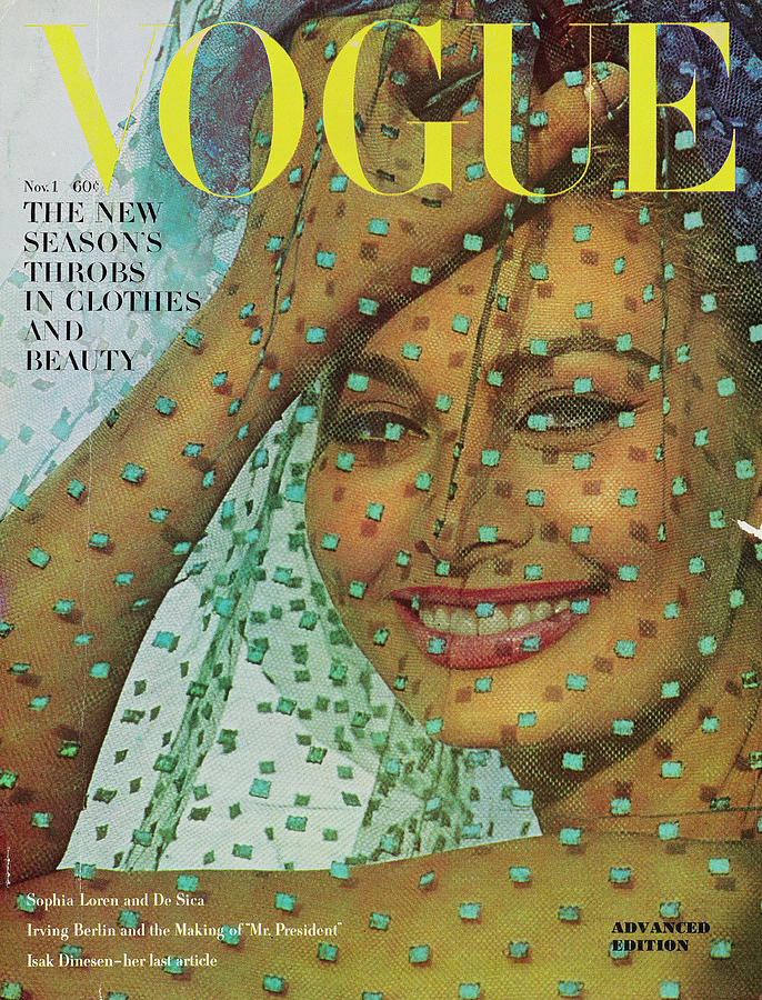 Vogue Magazine November 01, 1962 Cover Photograph by Bert Stern