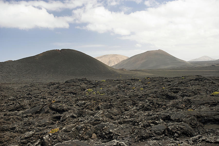 Nature Digital Art - Volcanic Landscape Of Timanfaya National Park, Lanzarote by Oanh