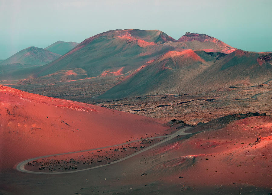 Volcanic Landscape Of Timanfaya Volcano Photograph by Andy Linden