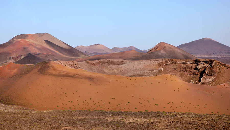 Volcanic Landscape With Several Volcanic Cones, Timanfaya Photograph by Nick Upton / Naturepl.com Volcanic Landscape With Several Volcanic Cones, Timanfaya Photograph by Nick Upton / Naturepl.com