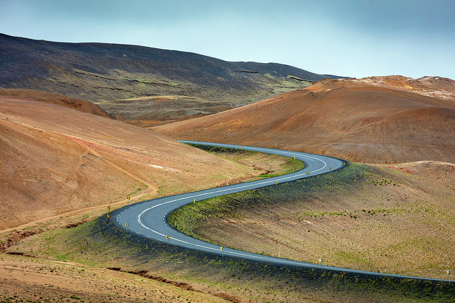 Volcanic Road in Hverir Iceland Photograph by Pierre Leclerc Photography