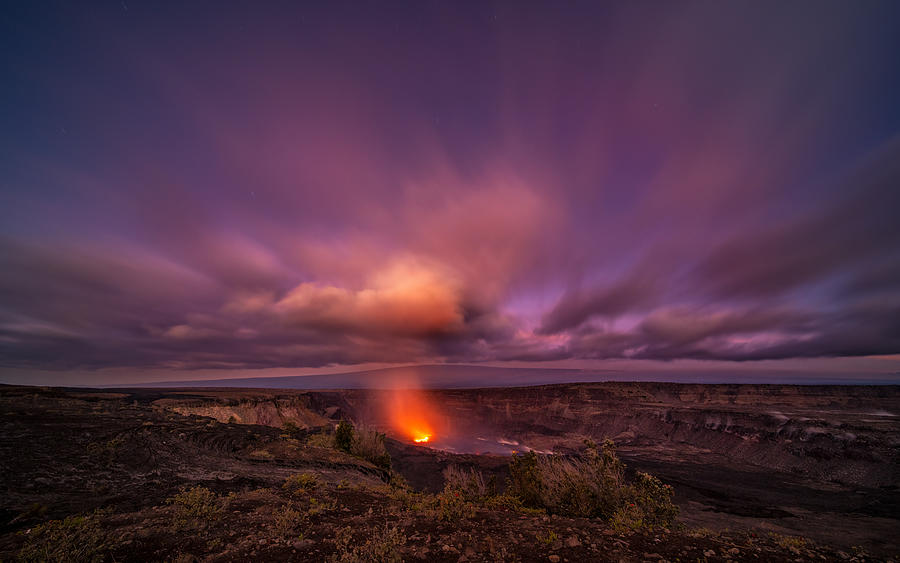 Volcano At Hawaii Photograph by Wenjin Yu