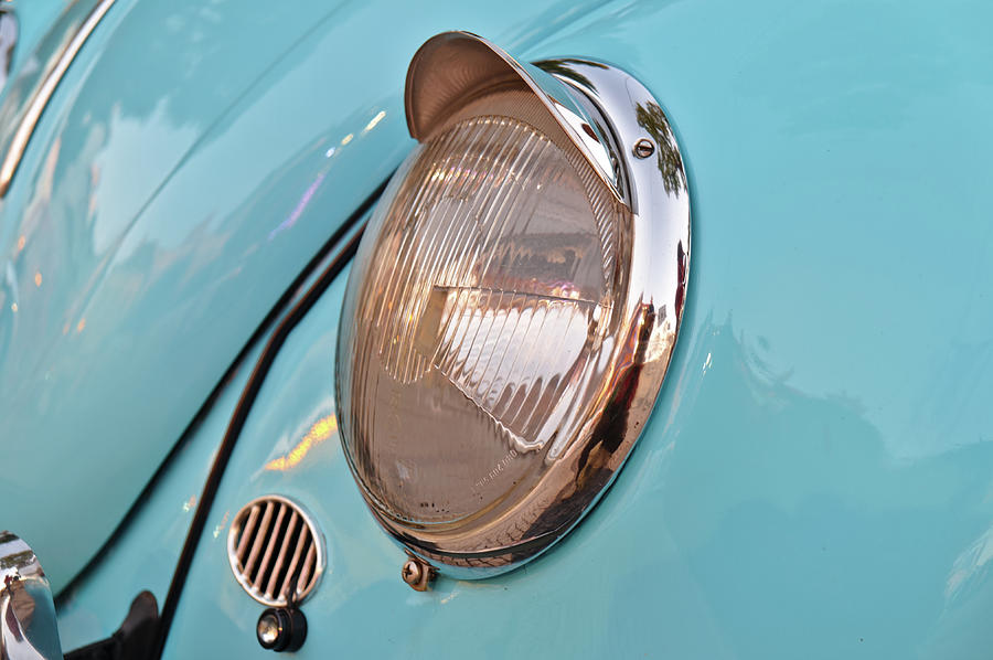 Volkswagen Beetle Front Light Photograph by Angelo DeVal