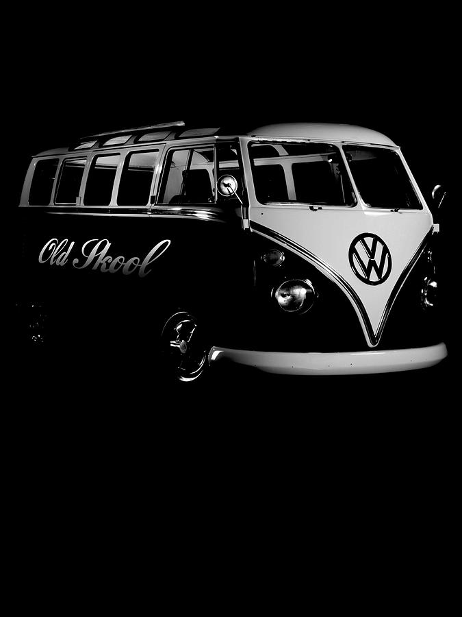 Golf Photograph - Volkswagen - Bus, Van - Black by Hotte Hue