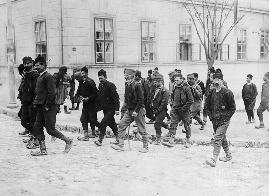 Volunteers On Way To Enlist In Military Photograph by Bettmann