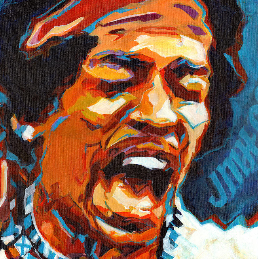Jimi Hendrix   Painting by Tanya Filichkin