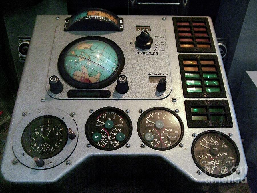 Vostok 1 Control Panel Photograph by Nasa/science Photo Library