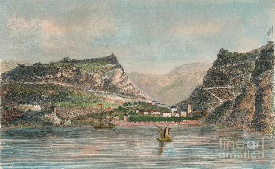 Vue De Jams Town, Circa 19th Century Drawing by Print Collector
