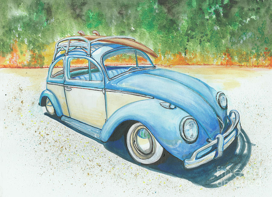 VW Surfer Dude by Sue M Marshall VW Surfer Dude by Sue M Marshall
