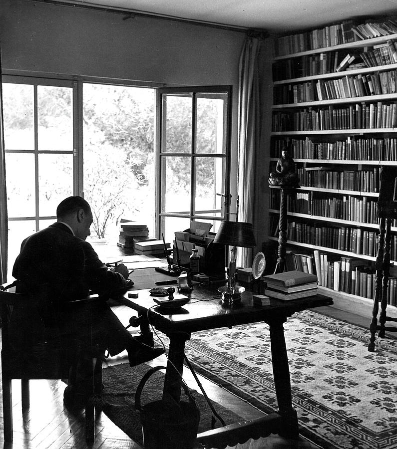 Vertical Photograph - W. Somerset Maugham by LIFE Picture Collection