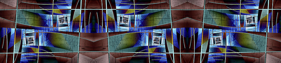 Abstract Digital Art - Wabi Sabi Border by Fractalicious
