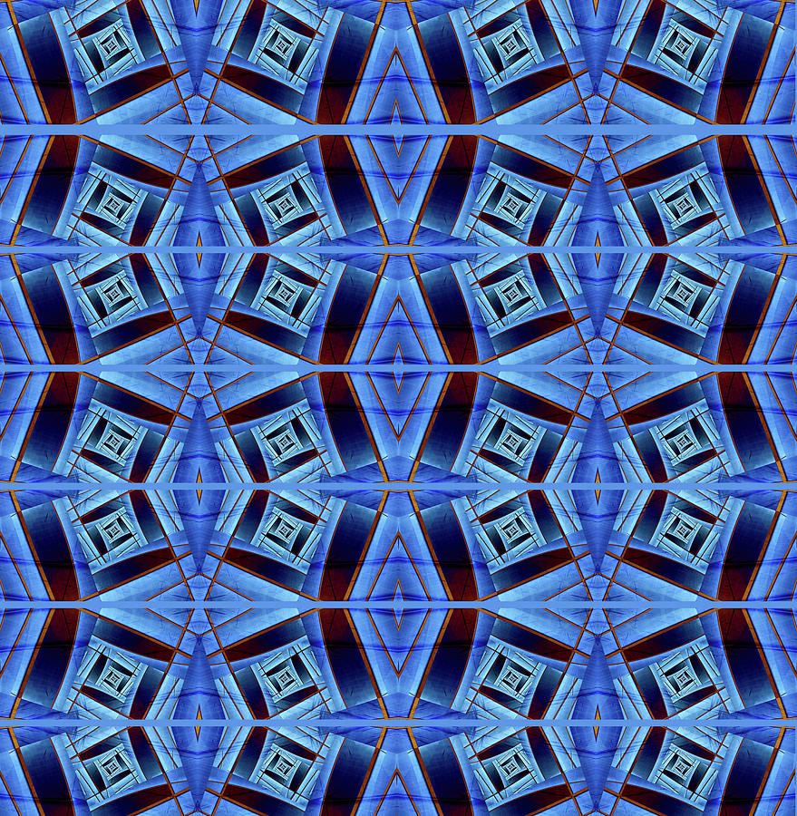 Abstract Digital Art - Wabi Sabi Pattern by Fractalicious