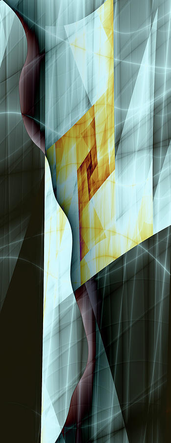 Abstract Digital Art - Wabi Sabi Spirit by Fractalicious