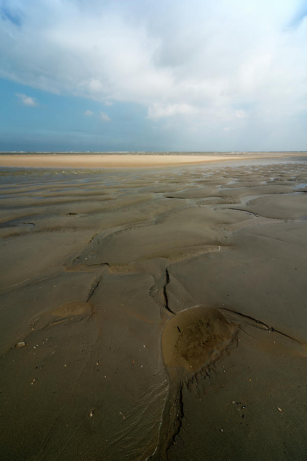 Wadden Sea, Sandbar, Sky, Baltrum, North Sea, East Frisian Islands, East Frisia, Lower Saxony, Germany, Europe Photograph by Axel Ellerhorst