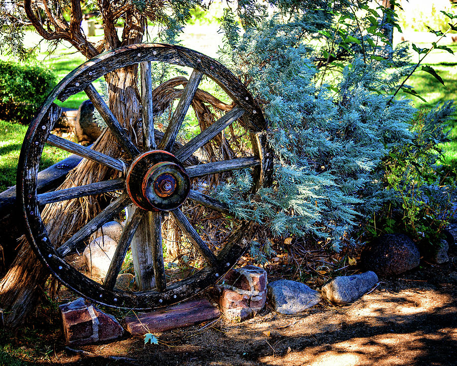 Wagon wheel Photograph by Camille Lopez