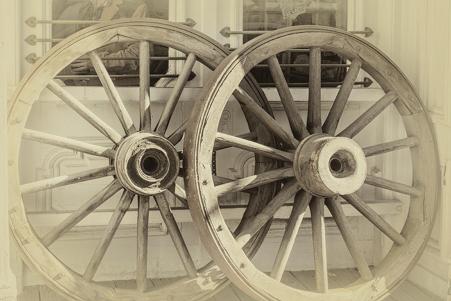 Wagon Wheels Photograph by James Eddy