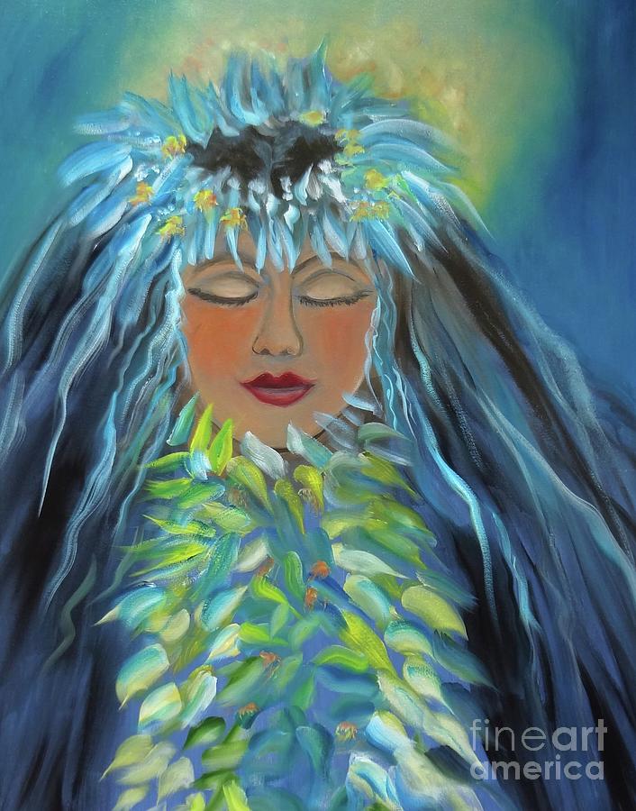 Wahine 11 Painting by Jenny Lee