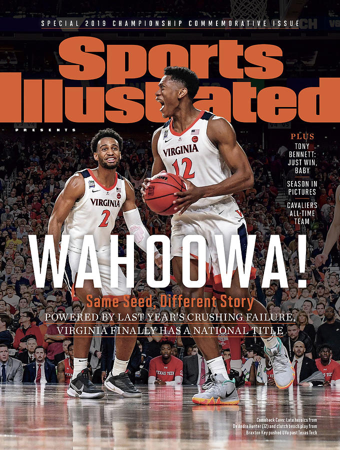 Publication Photograph - Wahoowa University Of Virginia 2019 Ncaa National Champions Sports Illustrated Cover by Sports Illustrated