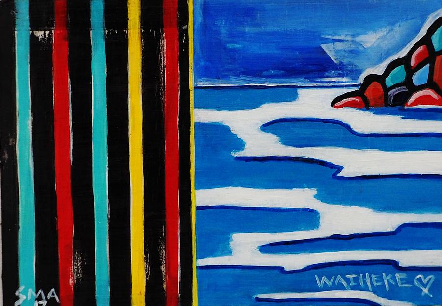 Waiheke Island Love II Painting by Sandra Marie Adams