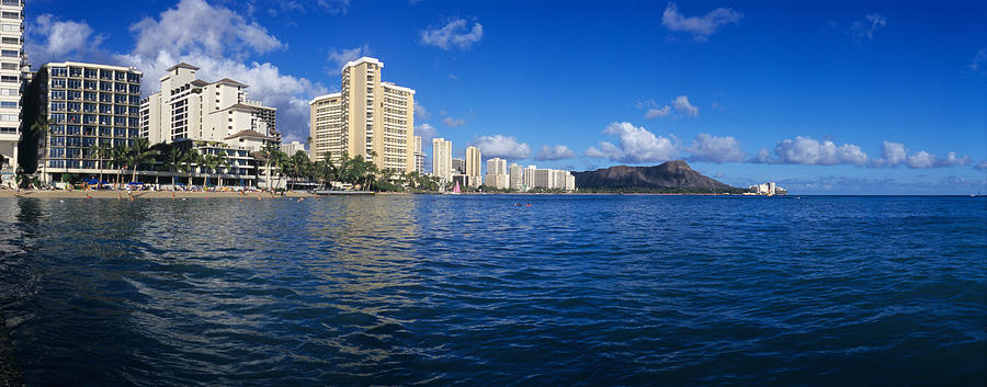 Waikiki Beach Panorama Photograph by Craig Brewer