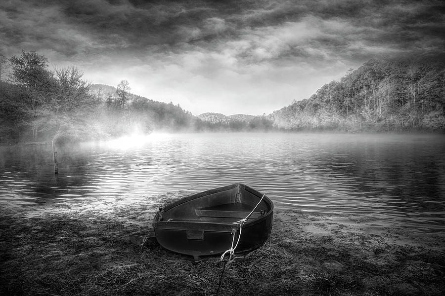 Wait for the Morning in Black and White Photograph by Debra and Dave Vanderlaan