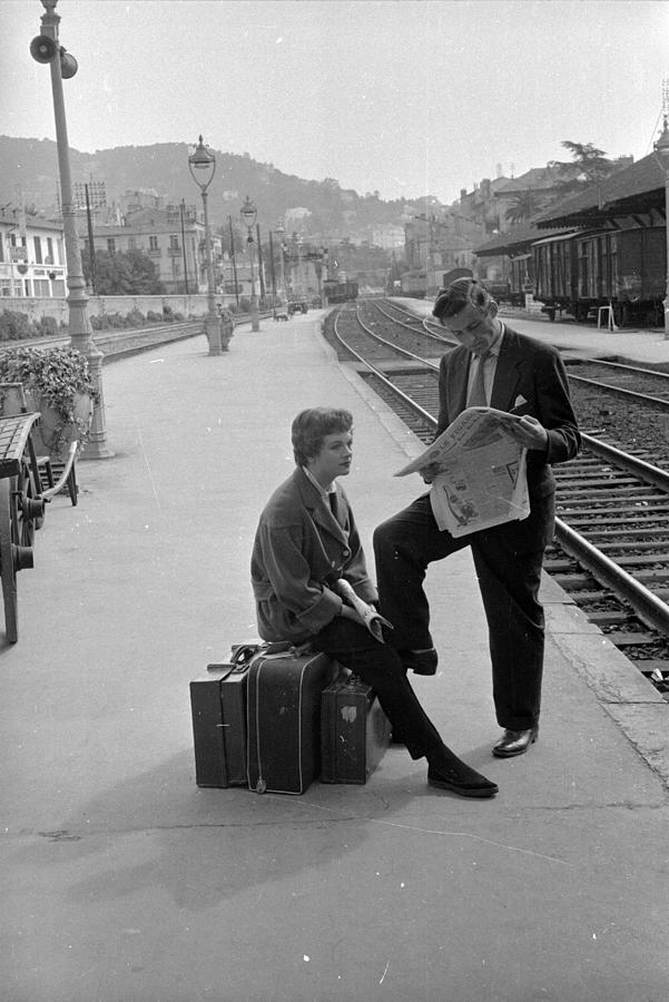 Waiting For A Train Photograph by Kurt Hutton